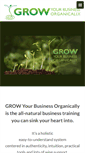 Mobile Screenshot of growyourbusinessorganically.com
